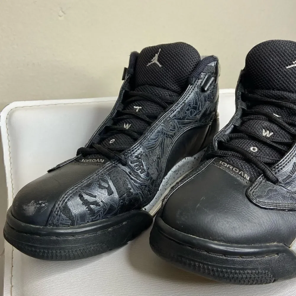 Rare Nike Air Jordan Dub Zero Oreo Black Sneakers Size 10